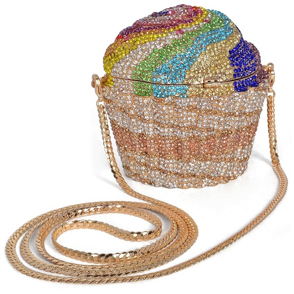 Bags Cupcake Crystal Clutch Wedding And Party Bag Poshmark